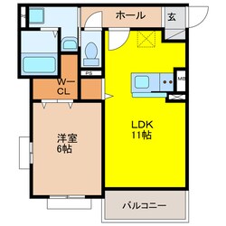 フォーチュンパークⅡの物件間取画像